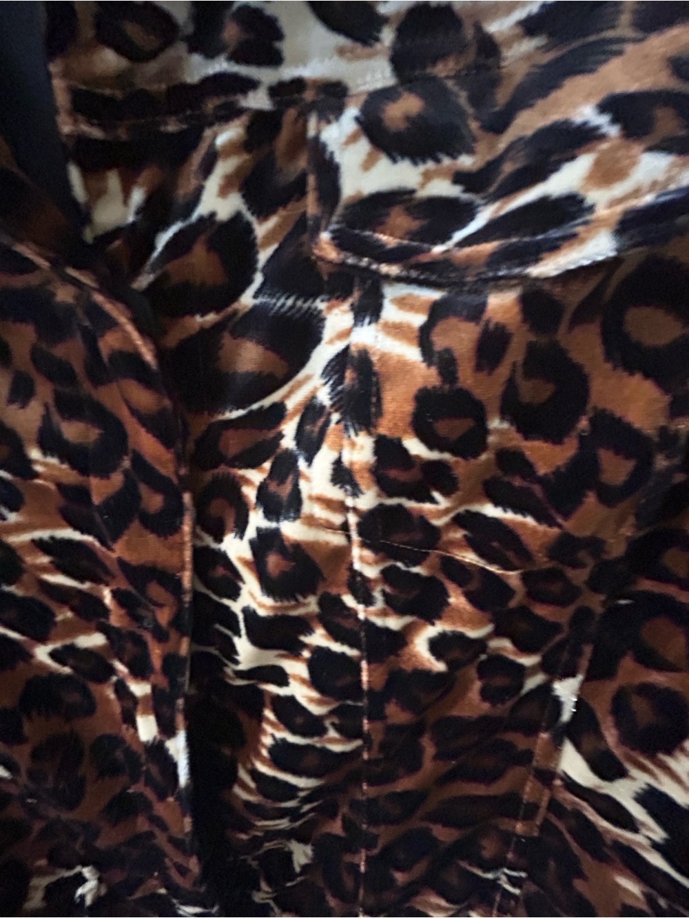 BEREK Animal Print Cropped Button Front Jacket - Picture 5 of 5